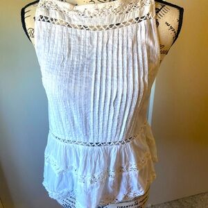A Free People sleeveless top with buttons down the back